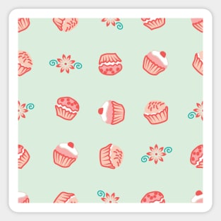 Cupcakes for Spring Sticker